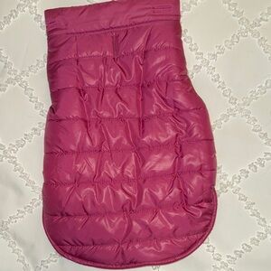 Top Paw Berry Puffer Dog Jacket